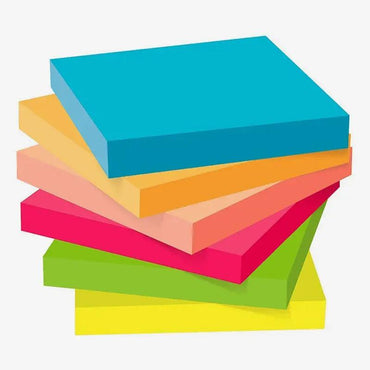 Sticky Note Flourecent 100 Pack The Stationers